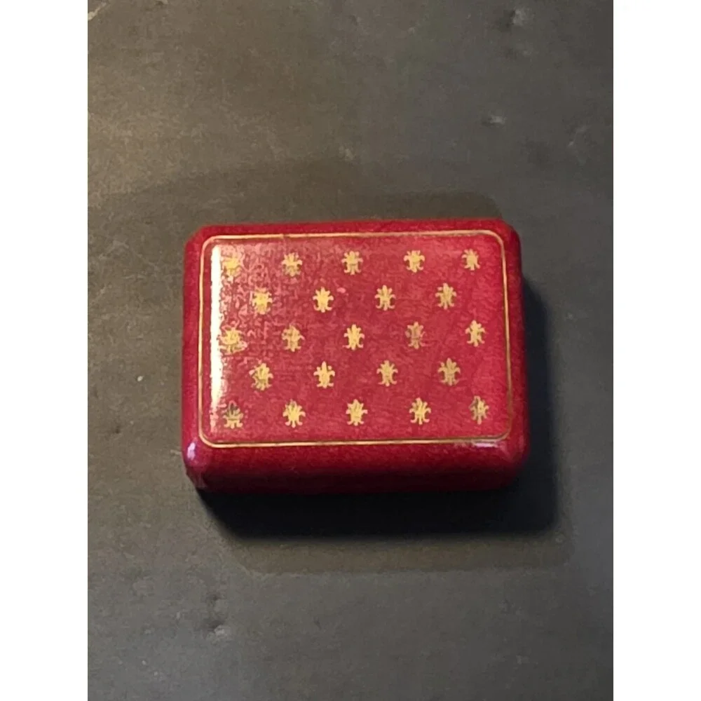 Vintage Pitman & Keeler 12K Gold Filled Rhinestone Cufflinks Set In Original Box